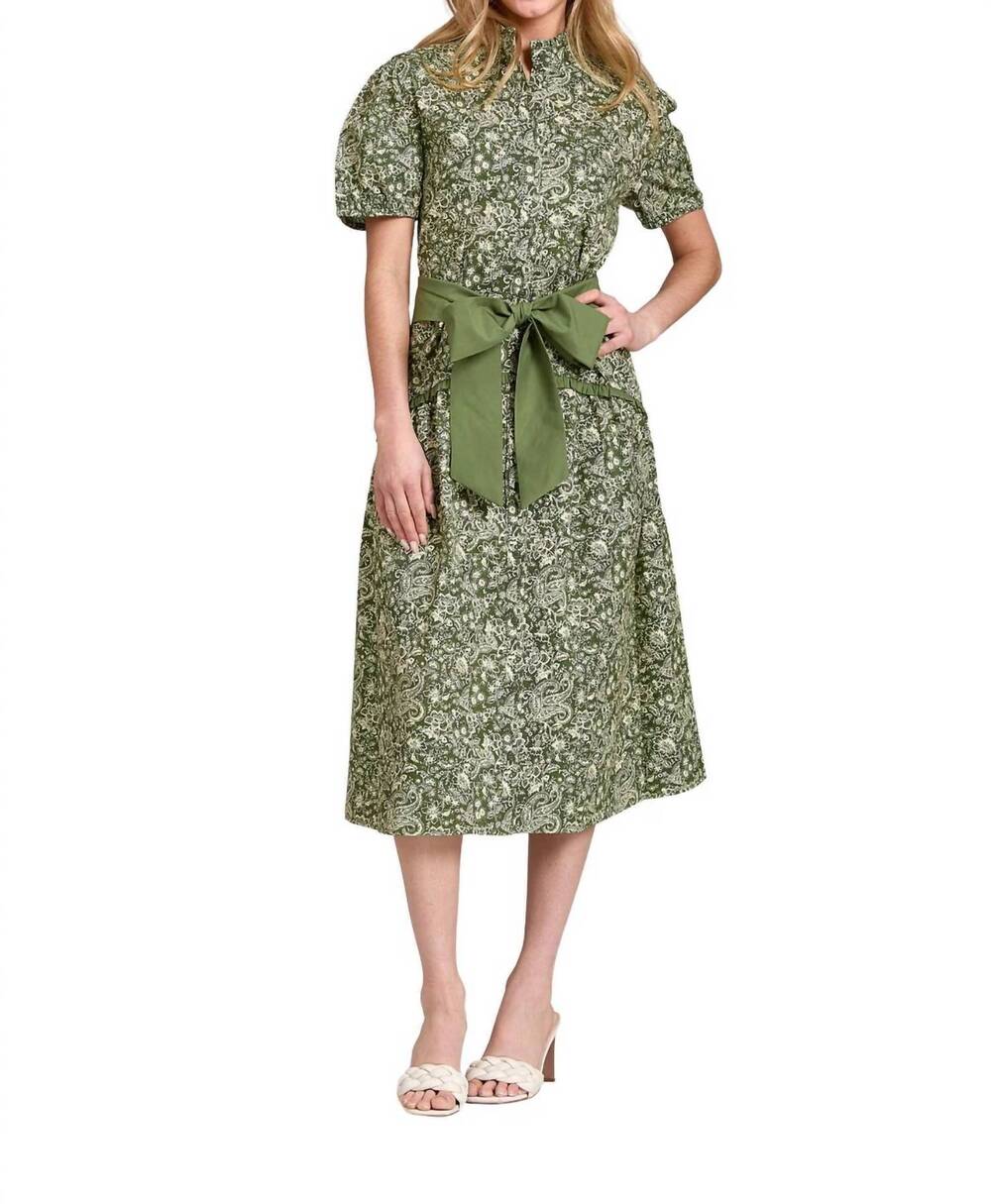 NEW TAYLOR TILLMAN julie dress in sandstone stripe